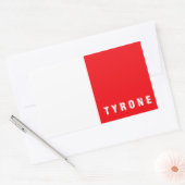 タイロン州旗北アイルランド統一された王国 長方形シール (封筒)