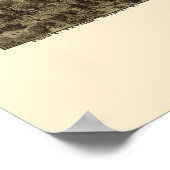 タイロン, PAパノラママップ – 1895 ポスター (角)