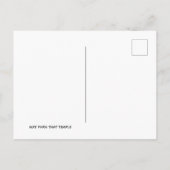 タイワットプラザ仏教寺院 ポストカード (裏面)