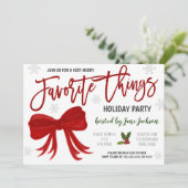 タインお気に入りのグスホリデーパーティ招待状 招待状 (スタンド正面)