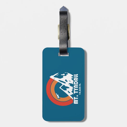 タインドールカリフォルニア州サンイーグル ラゲッジタグ (裏面縦)