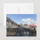 タインリバーサイド、スイングブリッジハイレベルブリッジアン ポストカード (正面/裏面)