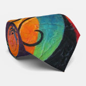 タイ上の抽象芸術の破損Runneth ネクタイ (ロール)