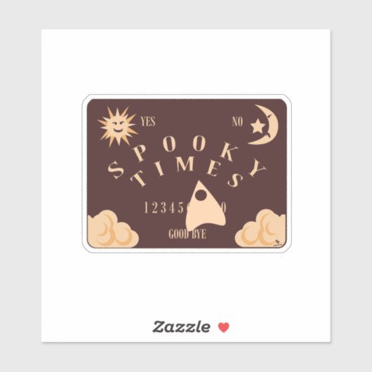 タイ不気味ムズスピリットボードハロウィーンデザイン シール (シート)