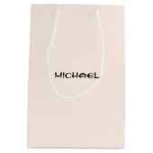 タイ中国のガー・カスタム紙抱き枕 ミディアムペーパーバッグ (裏面)