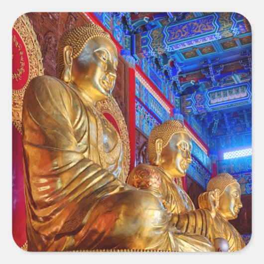タイ中国仏像像 スクエアシール (正面)