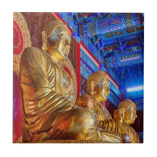 タイ中国仏像像 タイル (正面)
