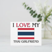 タイ人のガールフレンドが大好き ポストカード (スタンド正面)