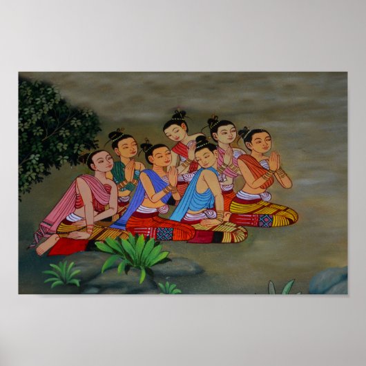 タイ人女性ポスター ポスター (正面)