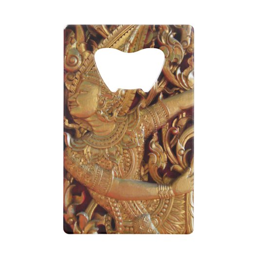 タイ仏教寺院詳細 クレジットカード栓抜き (正面)