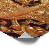 タイ仏教寺院詳細 ポスター (角)