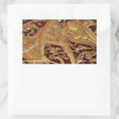 タイ仏教寺院詳細 長方形シール (バッグ)