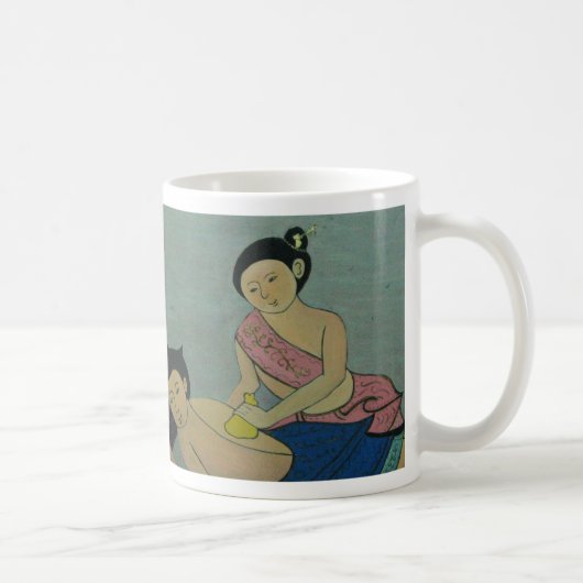 タイ伝統マッサージ コーヒーマグカップ (右)