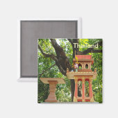 タイ伝統的のスピリットハウス マグネット (正面/裏面)