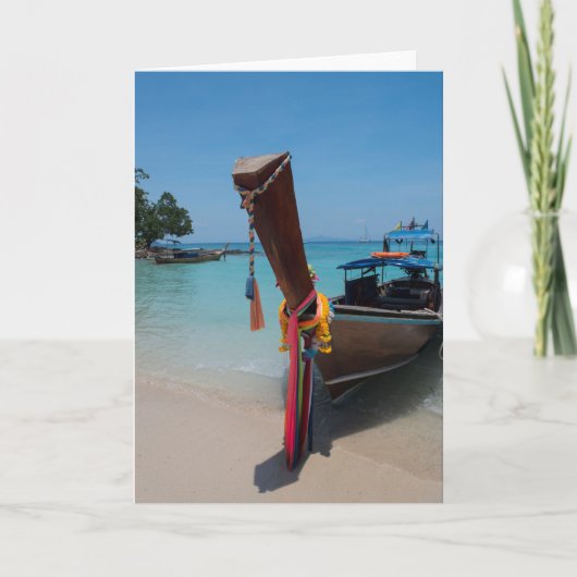 タイ伝統的ボート カード (正面)