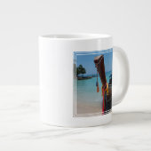 タイ伝統的ボート ジャンボコーヒーマグカップ (正面右)