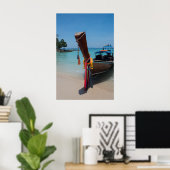 タイ伝統的ボート ポスター (ホームオフィス)