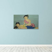 タイ伝統的マッサージ キャンバスプリント (インサイチュ (ウッドフロア))