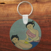 タイ伝統的マッサージ キーホルダー (正面)
