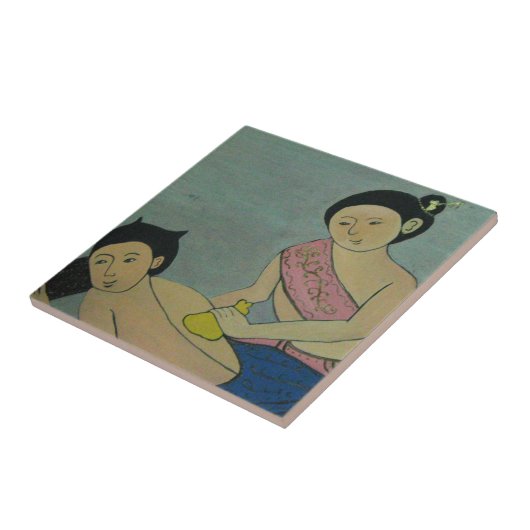 タイ伝統的マッサージ タイル (側面)