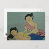 タイ伝統的マッサージ ポストカード (正面/裏面)