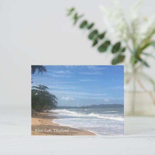 タイ南部の熱帯ビーチ ポストカード (スタンド正面)