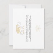 タイ国外挙式 保存日 セーブザデート (裏面)