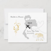 タイ国外挙式 貯蓄日 セーブザデート (正面)