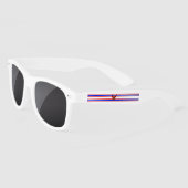 タイ国旗とエンブレム サングラス (左)