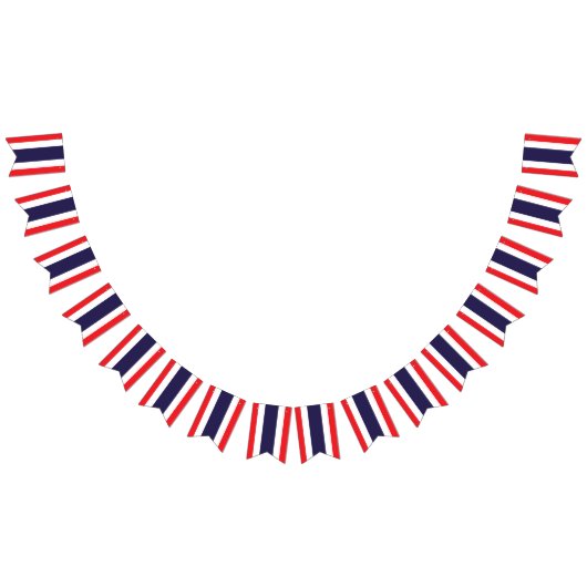 タイ国旗とパーティータイのバナー/結婚式 バンティングフラッグ (全)