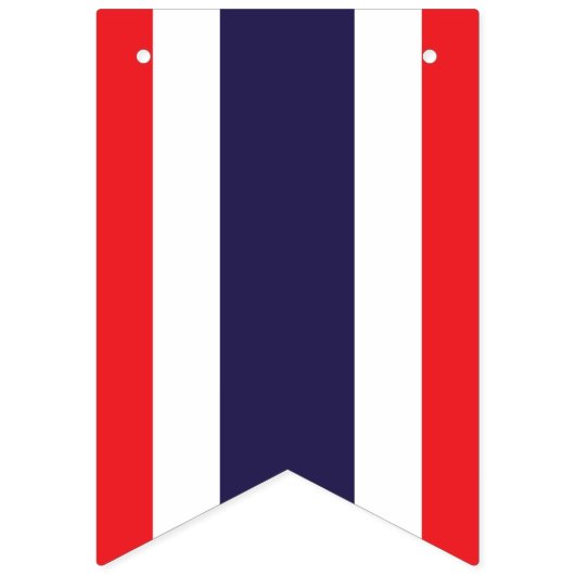 タイ国旗とパーティータイのバナー/結婚式 バンティングフラッグ (第1の旗)