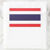 タイ国旗のシール 長方形シール (バッグ)