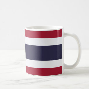 タイ国旗のセラミックマグカップ コーヒーマグカップ