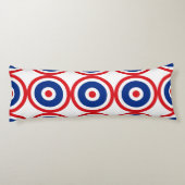 タイ国旗のラウンドデルターゲット ボディピロー (裏面)