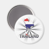 タイ国旗の地図2.0 マグネット (正面/裏面)