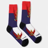タイ国旗の愛国心、タイ地球に優しプレミアム ソックス (右)