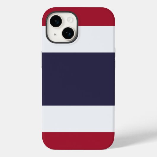 タイ国旗のApple Case-Mate iPhoneケース (裏面)