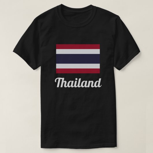 タイ国旗のTシャツ(基本) Tシャツ (デザイン正面)