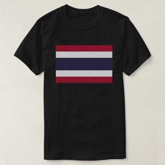 タイ国旗のTシャツ(基本) Tシャツ (デザイン正面)
