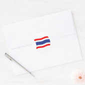 タイ国旗ステッカー ラウンドシール (封筒)