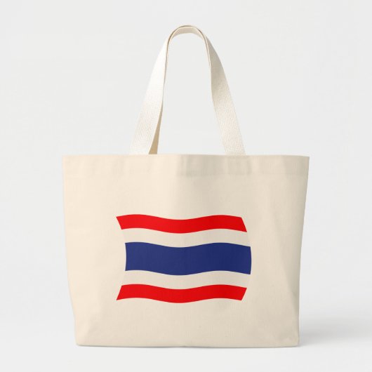 タイ国旗トートバッグ ラージトートバッグ (正面)