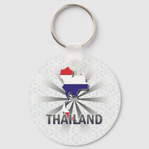 タイ国旗図2.0 キーホルダー