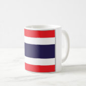 タイ国旗 –  コーヒーマグカップ (正面右)
