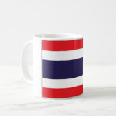 タイ国旗 –  コーヒーマグカップ (正面左)