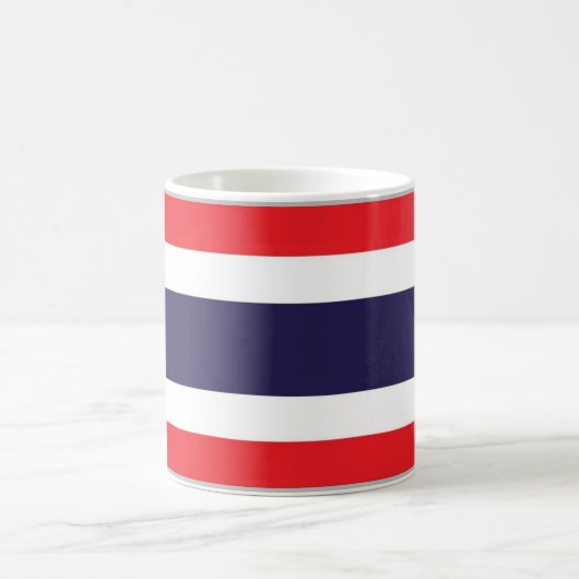 タイ国旗 –  コーヒーマグカップ (中央)