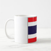 タイ国旗 –  コーヒーマグカップ (左)