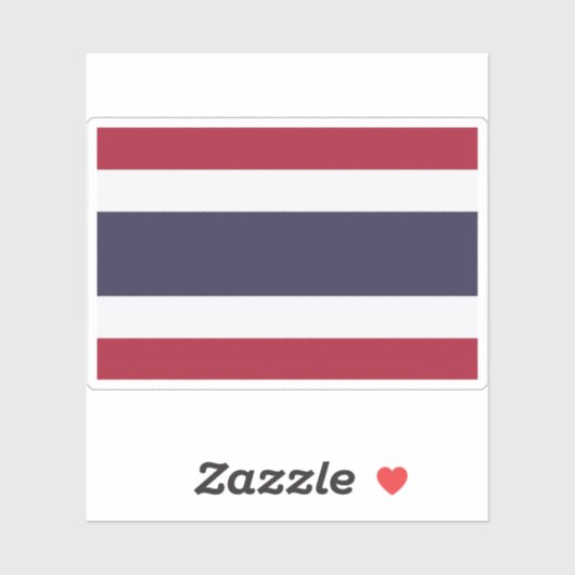 タイ国旗 シール (シート)