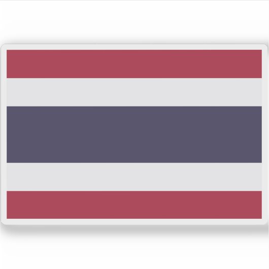 タイ国旗 シール (正面)