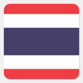 タイ国旗 スクエアシール (正面)