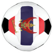 タイ国旗/スポーツ サッカーボール (回転)